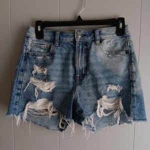 American Eagle Distressed Denim Women Shorts Size 0